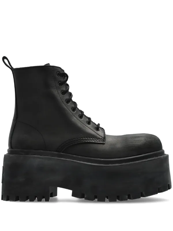 【BALENCIAGA】STRIKE BOOTS Balenciaga Combat Strike 20mm Boot | Saks Fifth Avenue