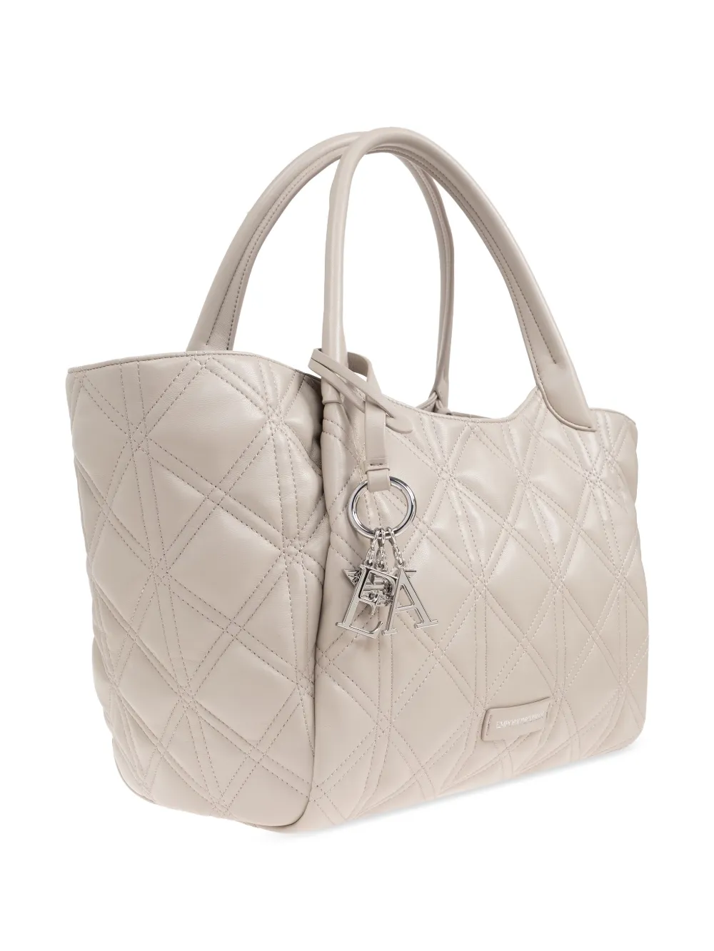 Emporio Armani Heuptas met logoplakkaat Beige