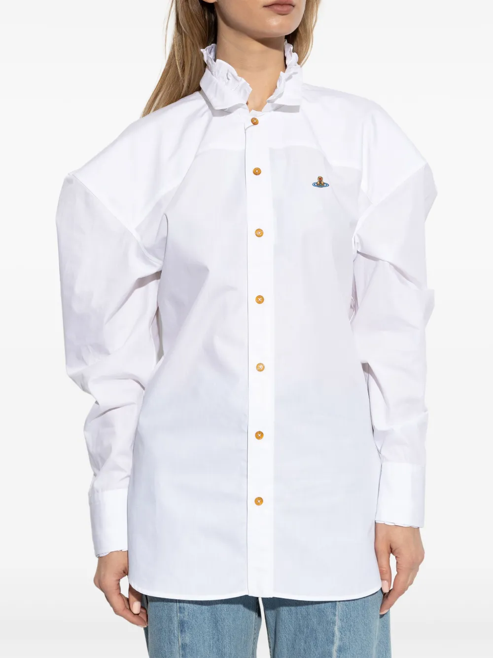 Vivienne Westwood Orb blouse Wit