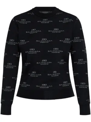 BALENCIAGA ロゴ入りセーター 黒/黄色 楽天市場】バレンシアガ（ニット・セーター｜トップス）：メンズ