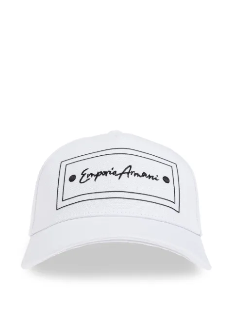 Emporio Armani logo-embroidered baseball cap 