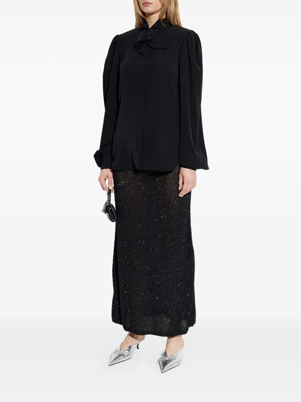 Balenciaga Button-down blouse - Zwart
