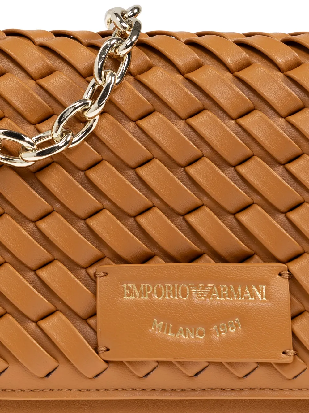 Emporio Armani Heuptas met logopatch Beige