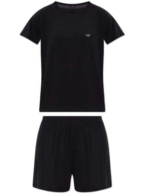 Emporio Armani logo-embellished pajama set