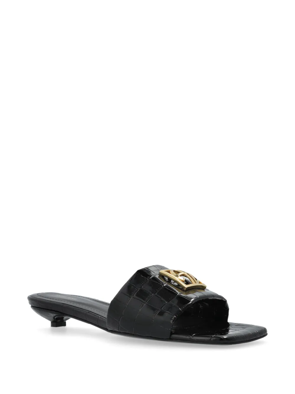 ANINE BING appliqué sandals - Zwart