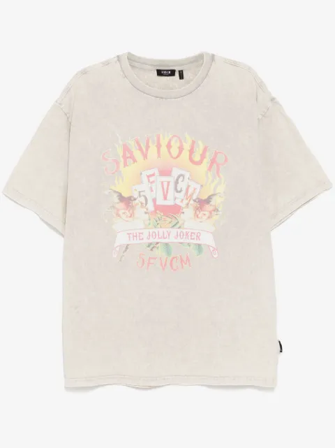 FIVE CM playera con estampado gráfico