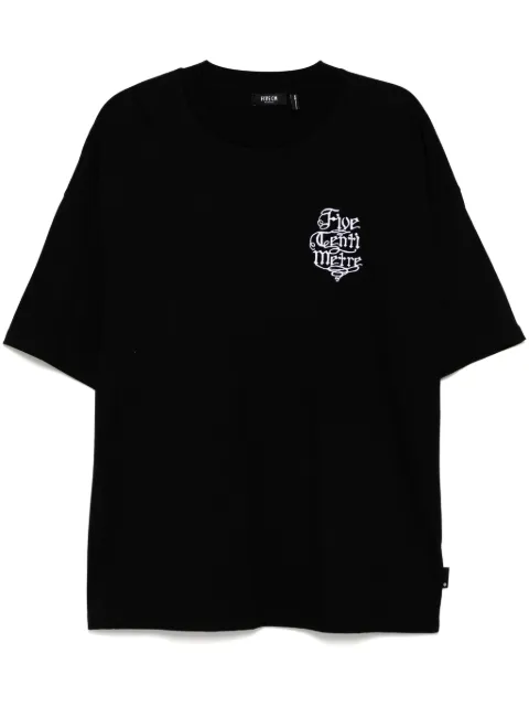 FIVE CM logo-embroidered T-shirt