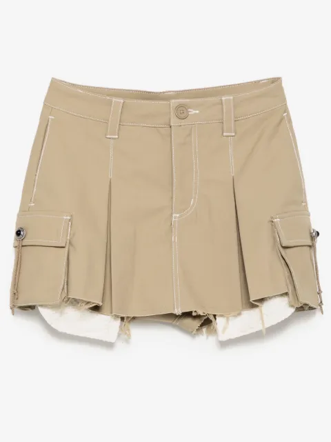 Musium Div. jupe-short à design plissé