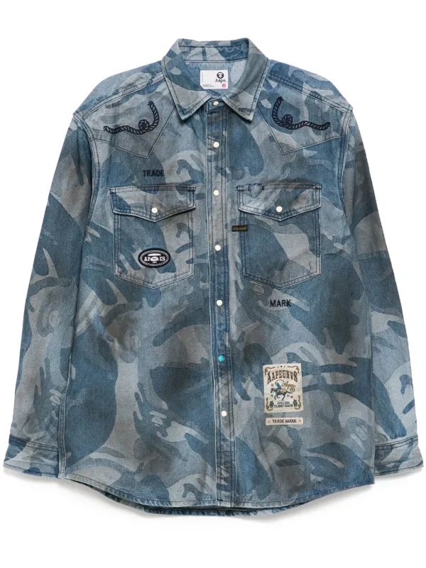 トップス A BATHING APE Archive DENIM Western 28547874_58067455_600.jpg