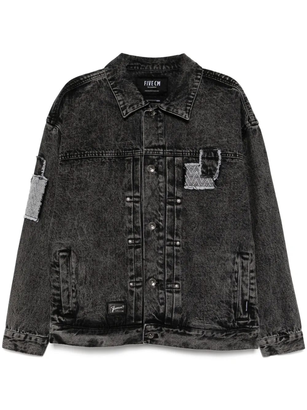 patchwork denim jacket