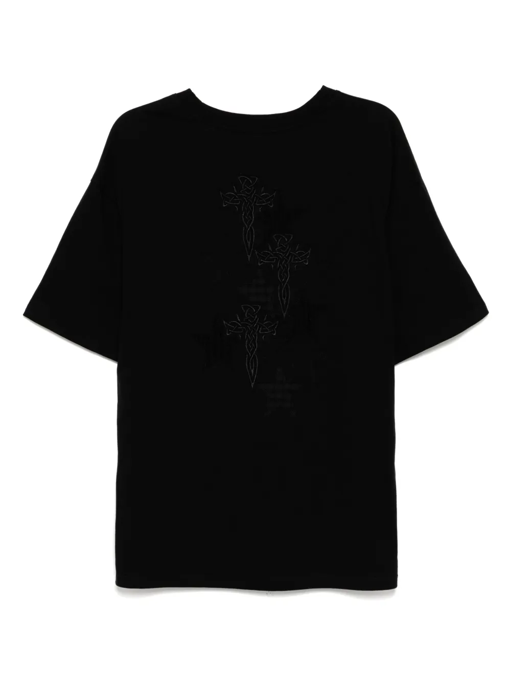 FIVE CM T-shirt verfraaid met patches - Zwart