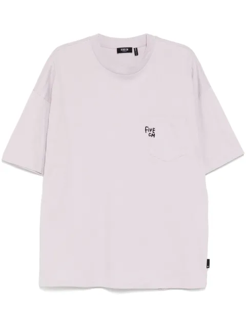 FIVE CM logo-embroidered T-shirt