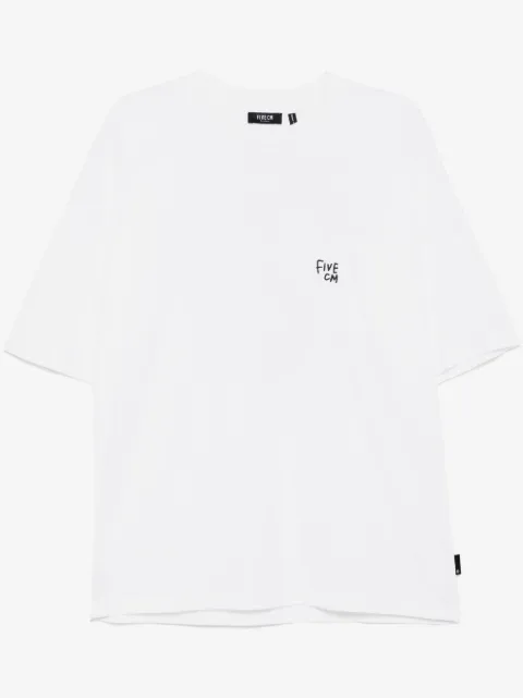FIVE CM logo-embroidered T-shirt