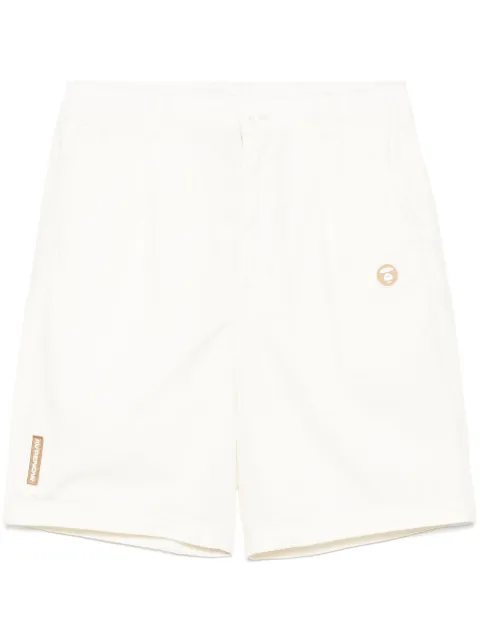 AAPE BY *A BATHING APE® logo-patch shorts