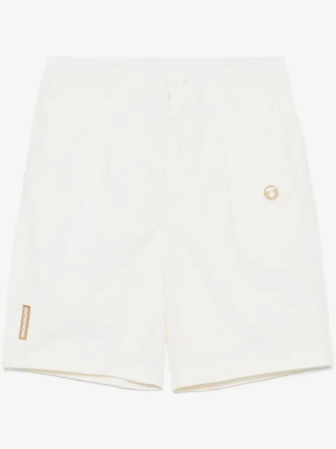 AAPE BY *A BATHING APE® logo-patch shorts