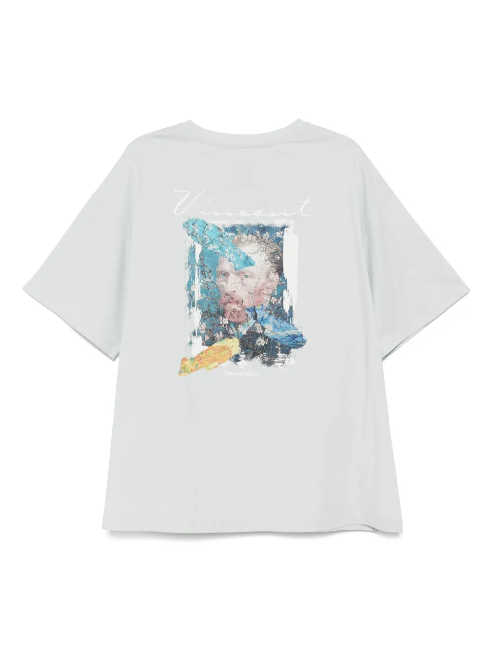 Musium Div. T-shirt met grafische print - Blauw