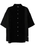 FIVE CM panelled shirt - Black