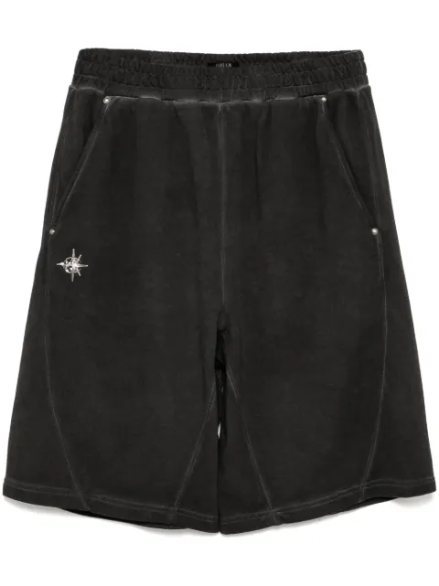FIVE CM logo-studs shorts