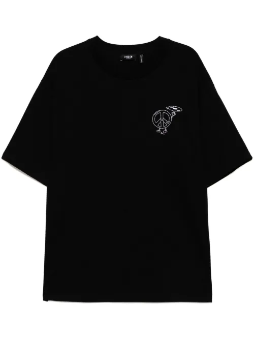 FIVE CM t-shirt brodé - Noir - FIVE CM - Modalova
