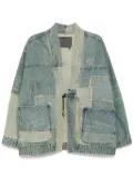 Musium Div. patchwork denim jacket - Blue