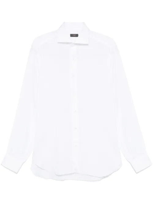 Barba chemise en lin - Blanc - Barba - Modalova