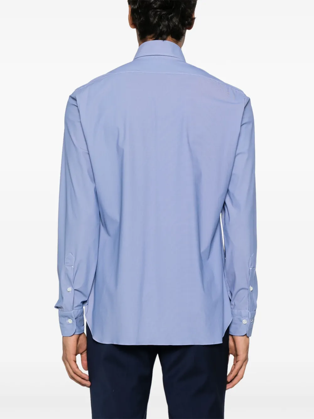 Barba Overhemd met lange mouwen Blauw