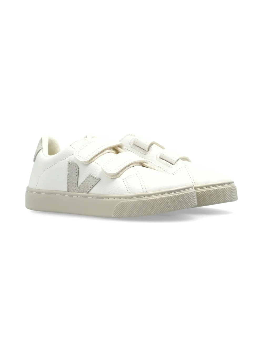 VEJA Kids logo-patch sneakers White