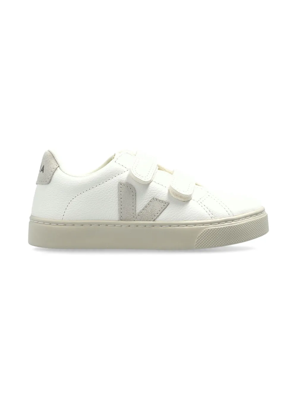 VEJA Kids logo-patch sneakers - Wit