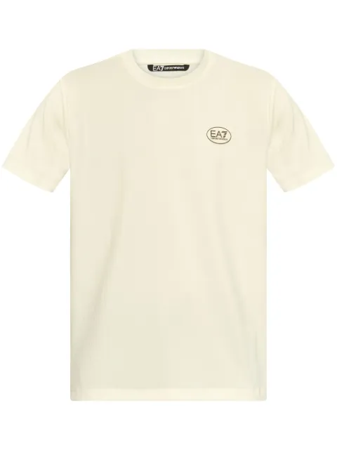 Ea7 Emporio Armani logo-patch T-shirt 