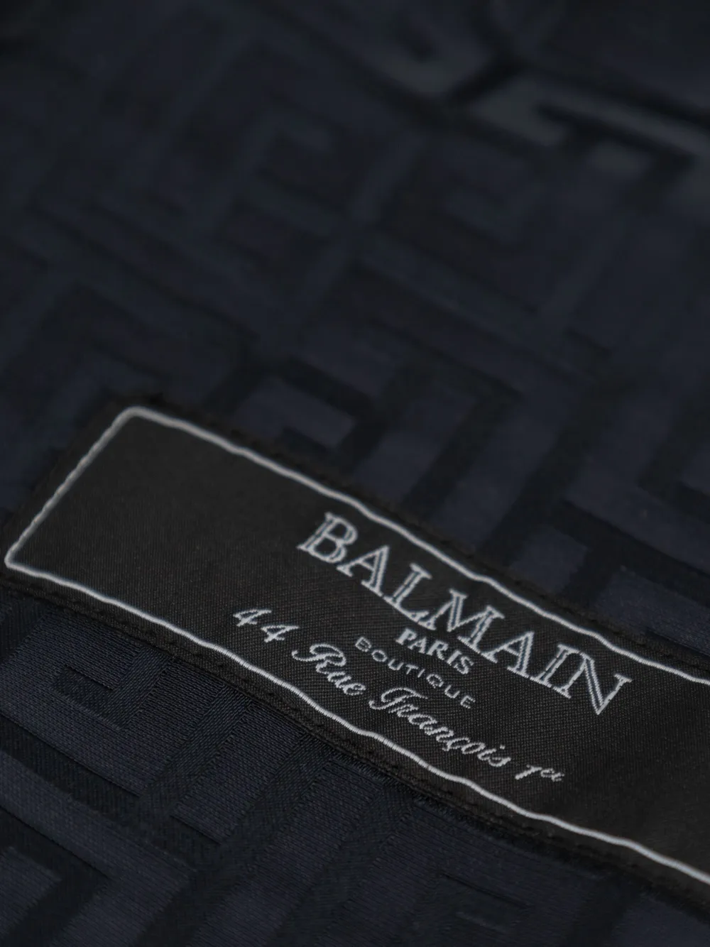 Balmain Kids Bomberjack met monogram jacquard Blauw