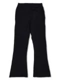 Balmain Kids monogram-jacquard trousers - Blue