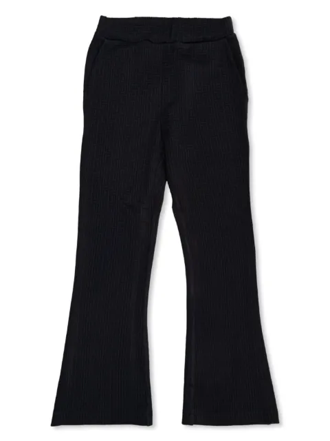 Balmain Kids 모노그램 자카드 팬츠