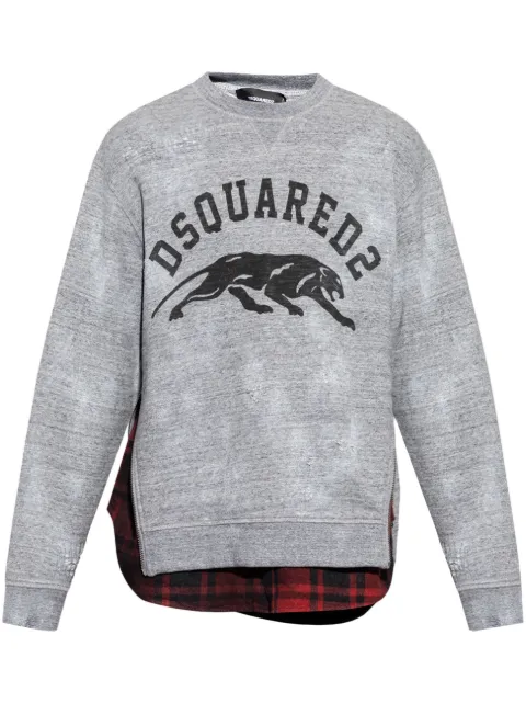 DSQUARED2 ロゴ スウェットシャツ