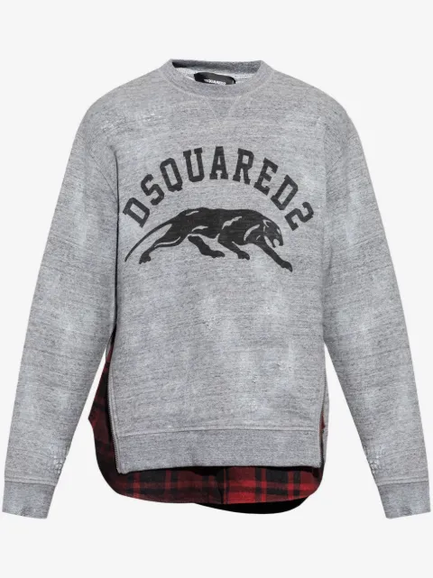 DSQUARED2 logo-print sweatshirt      