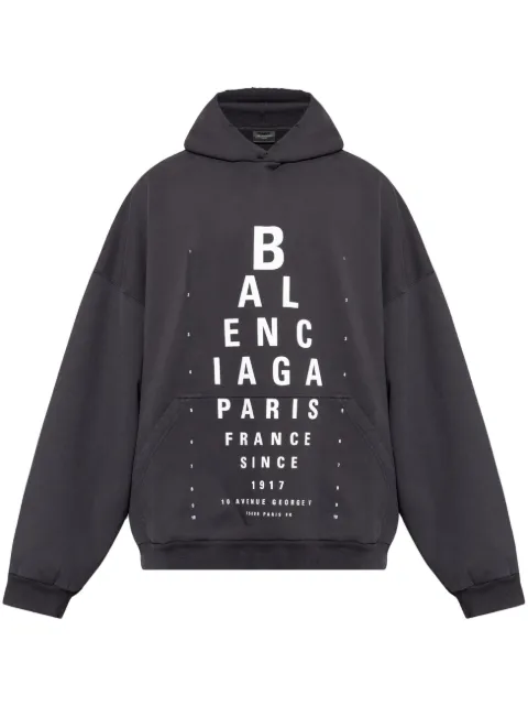 Balenciaga logo-print hoodie