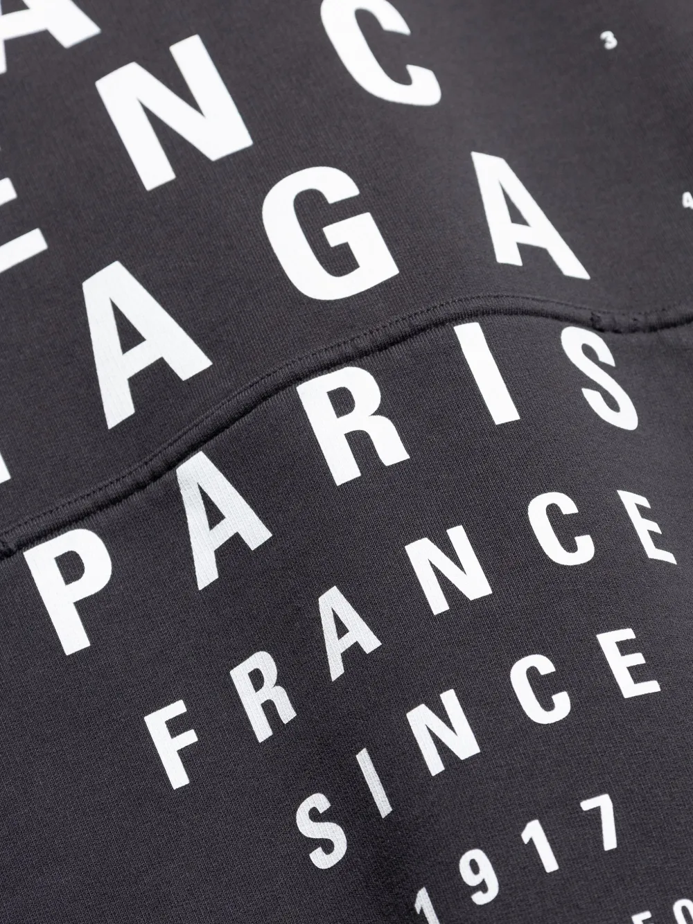 Balenciaga Hoodie met logoprint Zwart