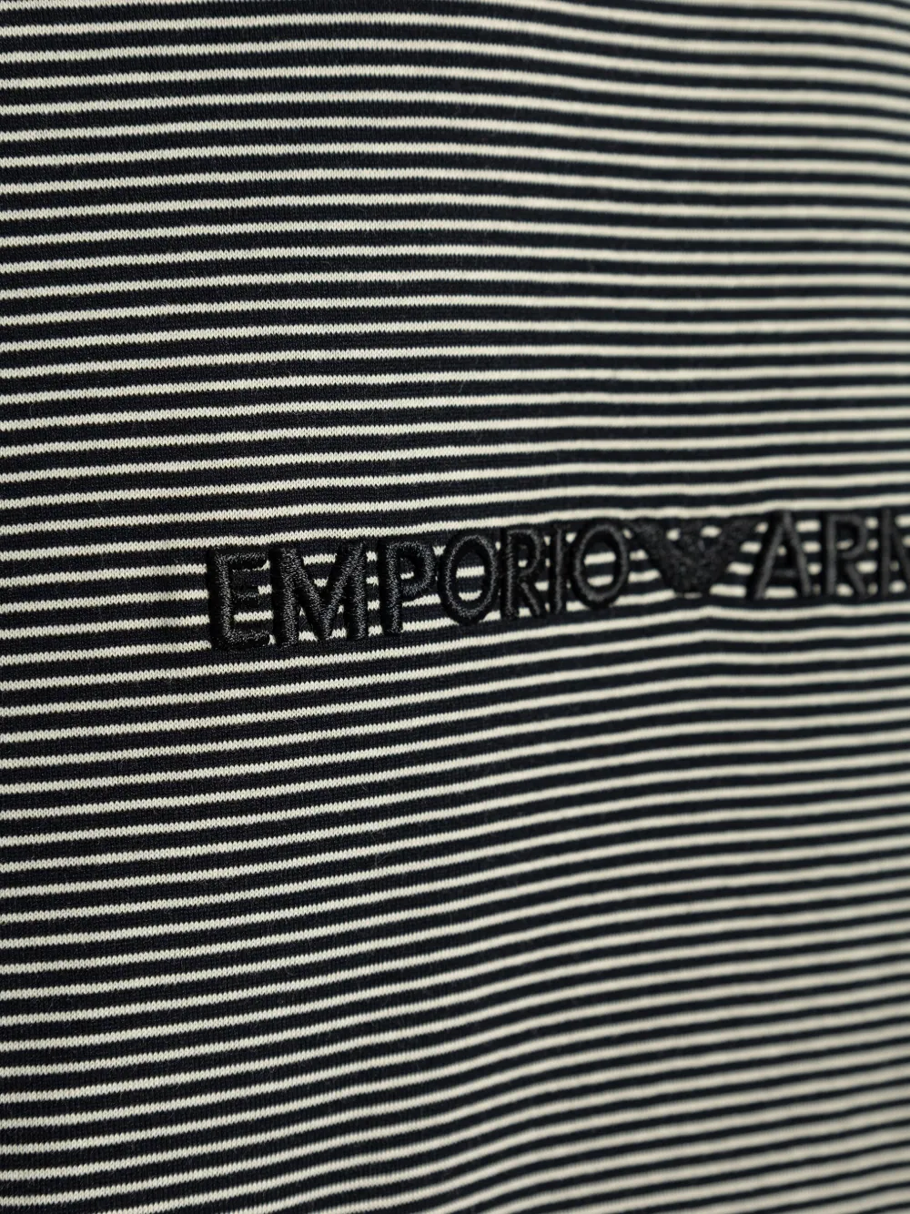 Emporio Armani Katoenen T-shirt Zwart