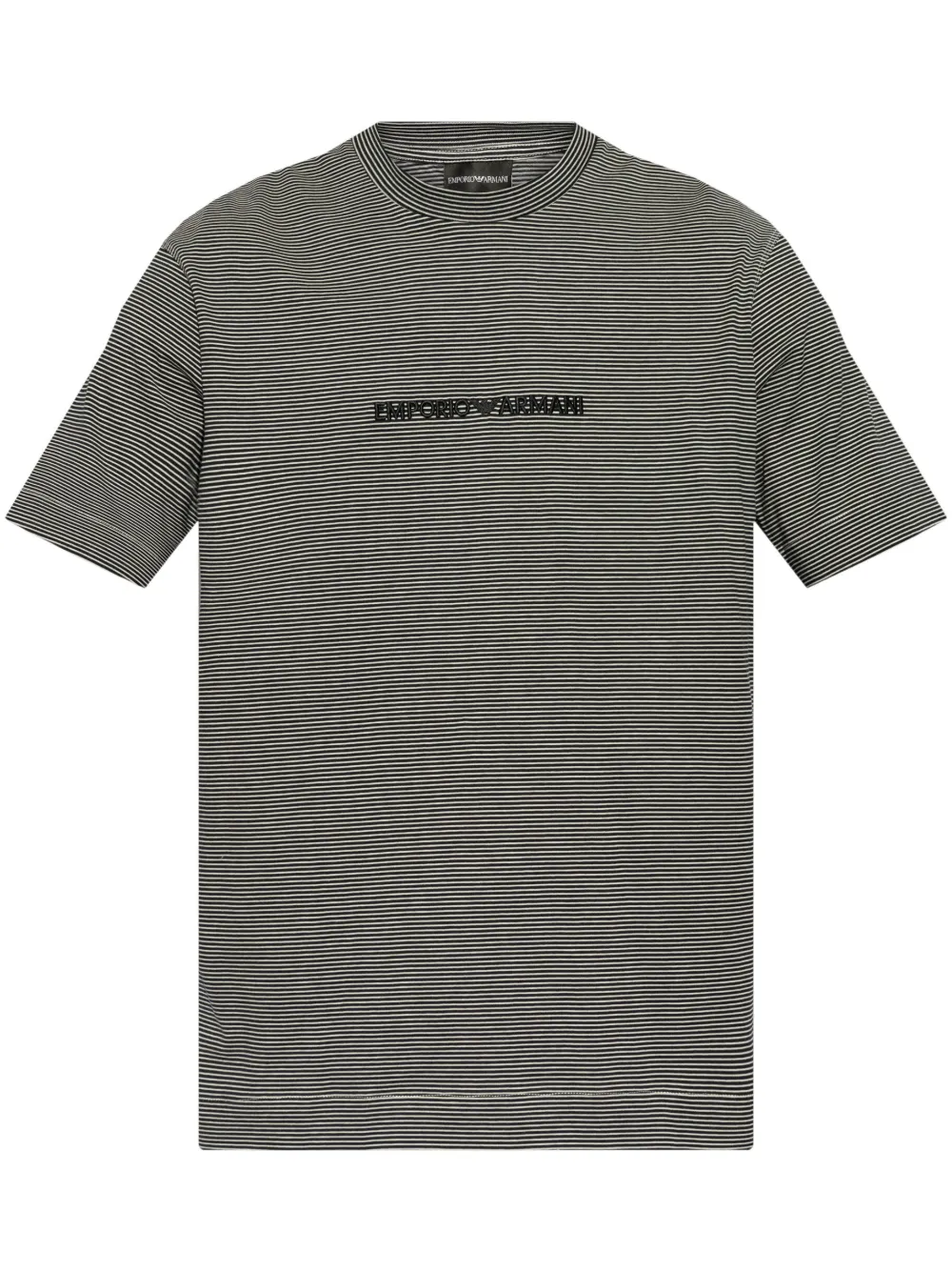 Emporio Armani Katoenen T-shirt Zwart