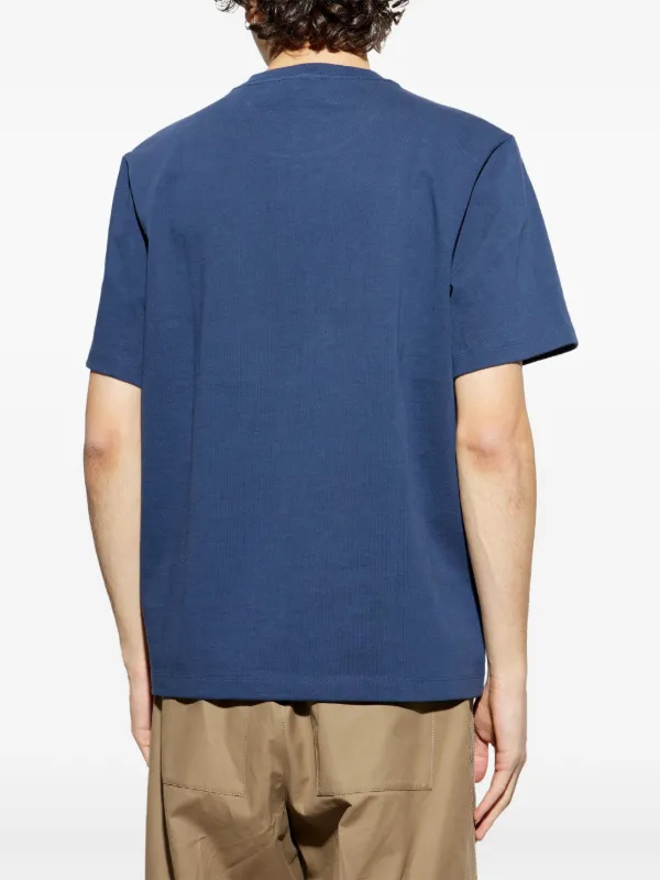 Helmut Lang logo-print T-shirt | Blue | FARFETCH