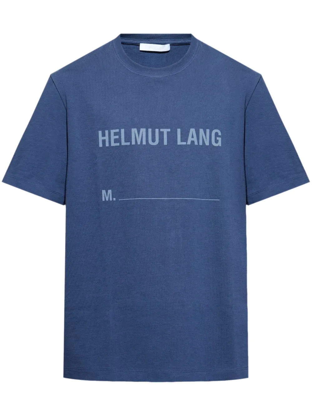 Helmut Lang T-shirt met logoprint Blauw