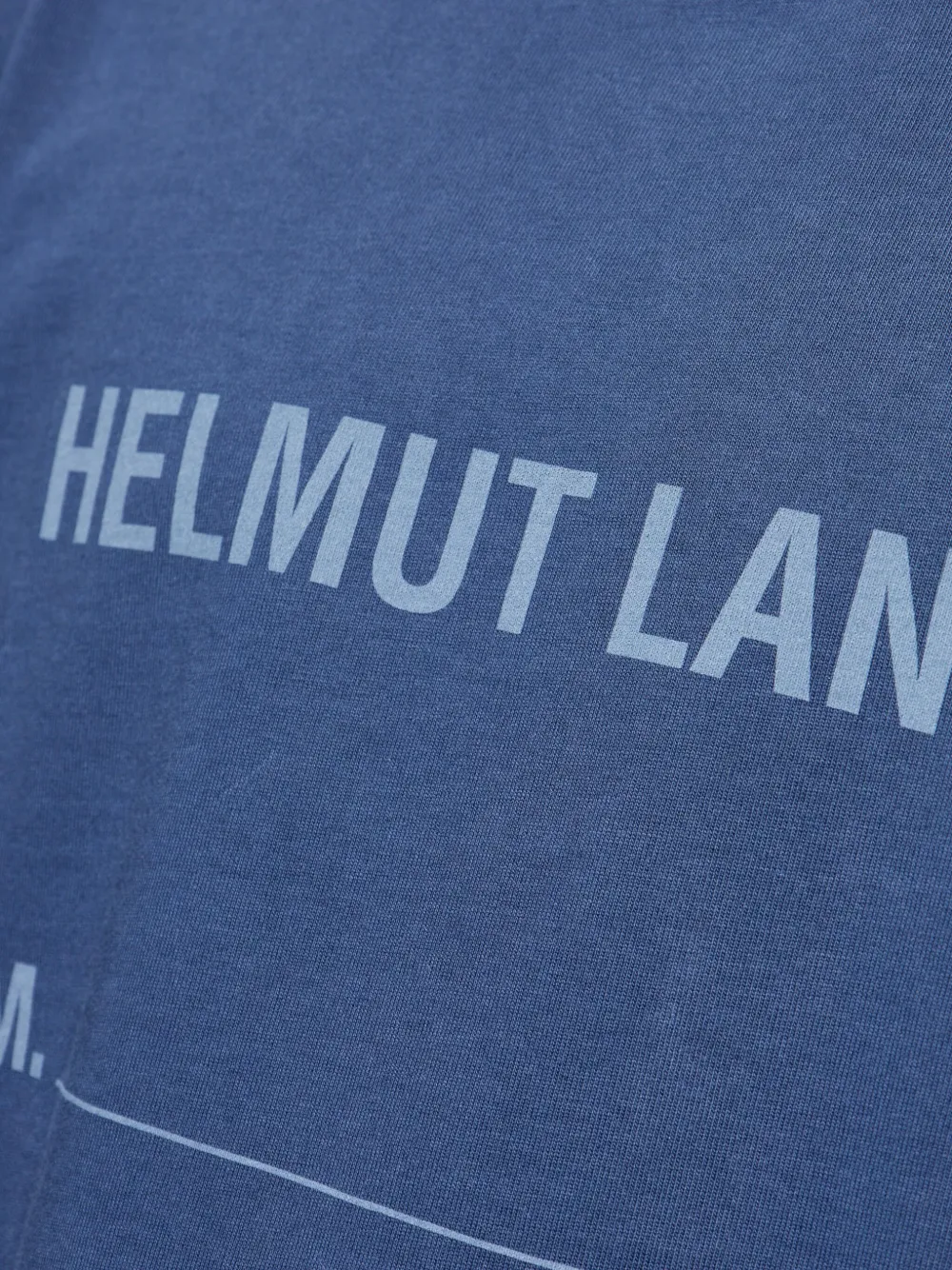 Helmut Lang T-shirt met logoprint Blauw