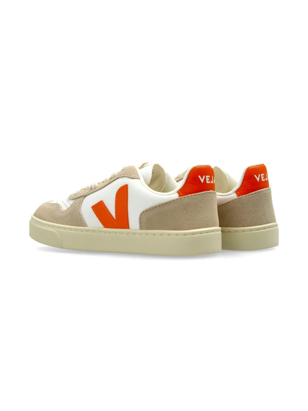 VEJA Kids logo-patch sneakers Neutrals