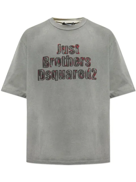 DSQUARED2 playera con logo estampado
