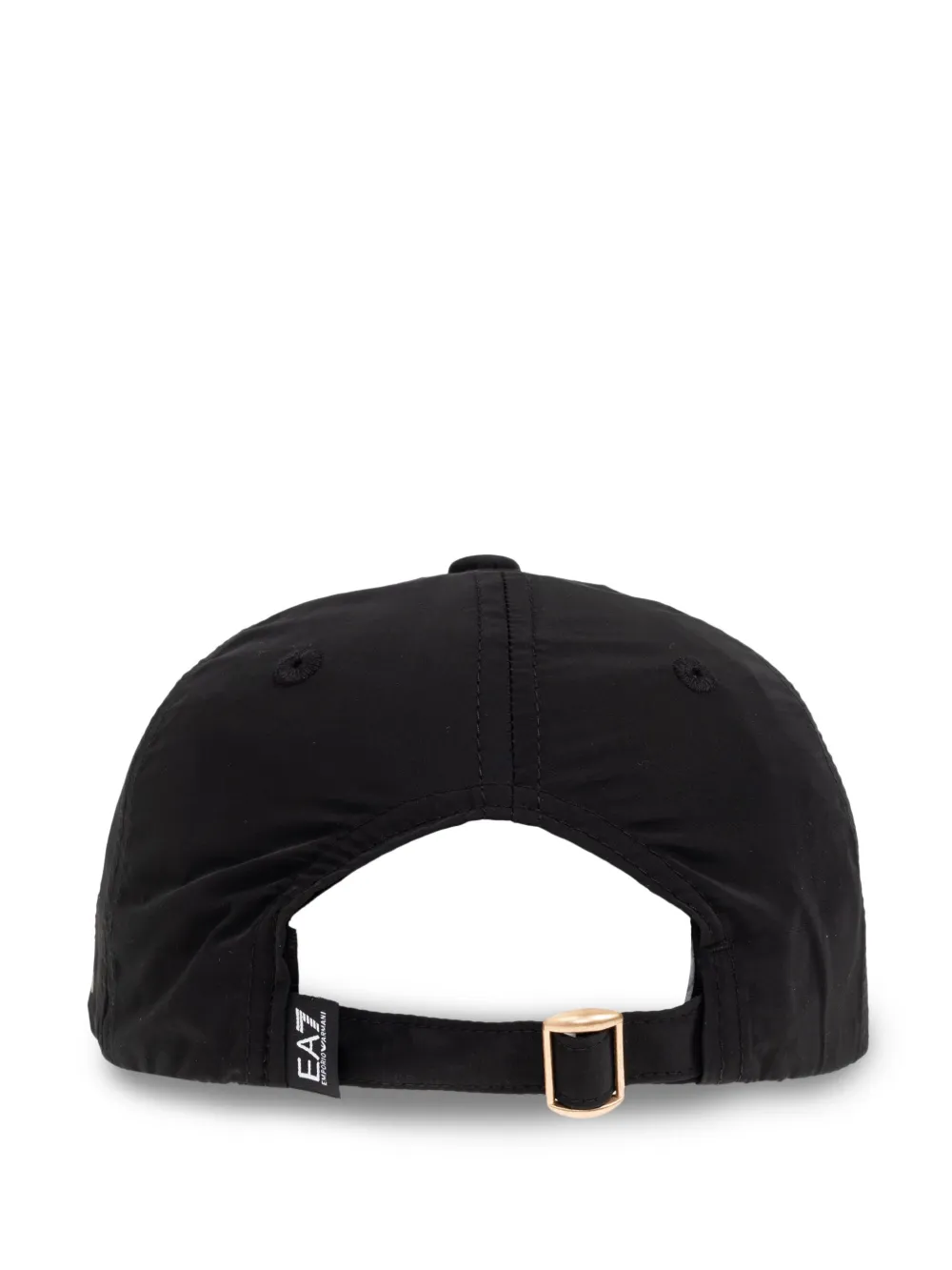 Ea7 Emporio Armani logo-print baseball cap - Zwart