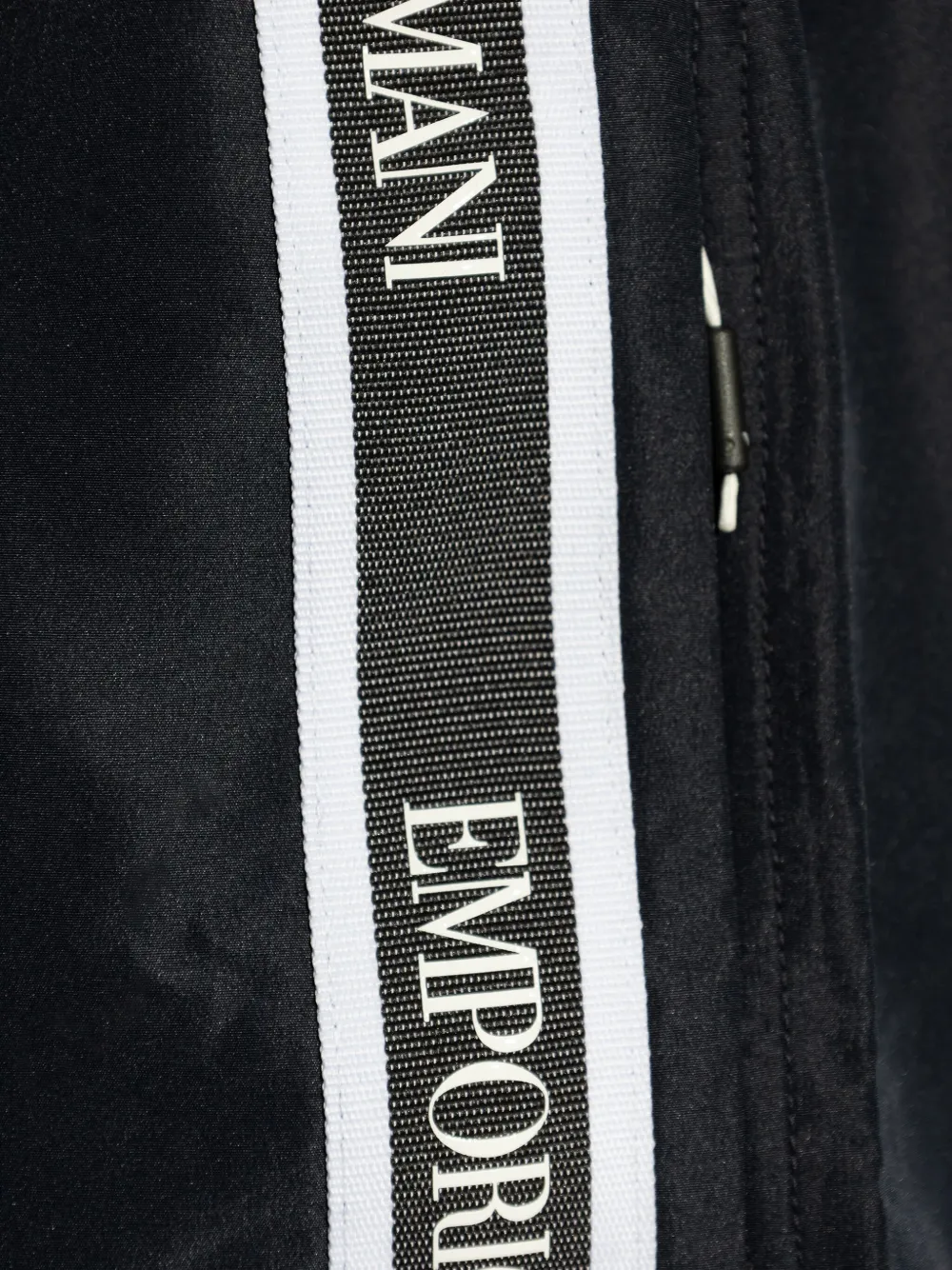 Emporio Armani Zwembroek met logoprint Zwart