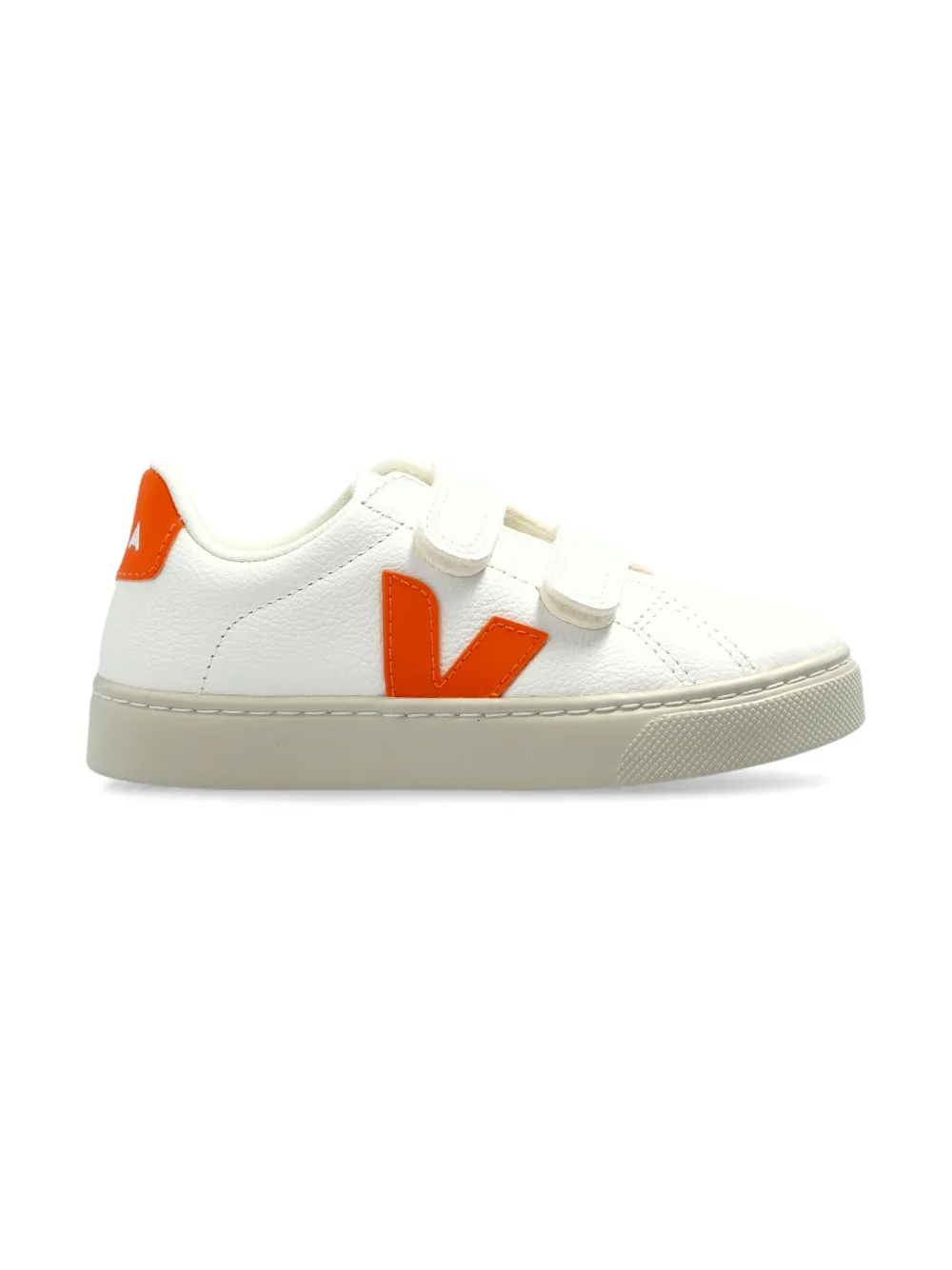 VEJA Kids logo-patch sneakers - Wit