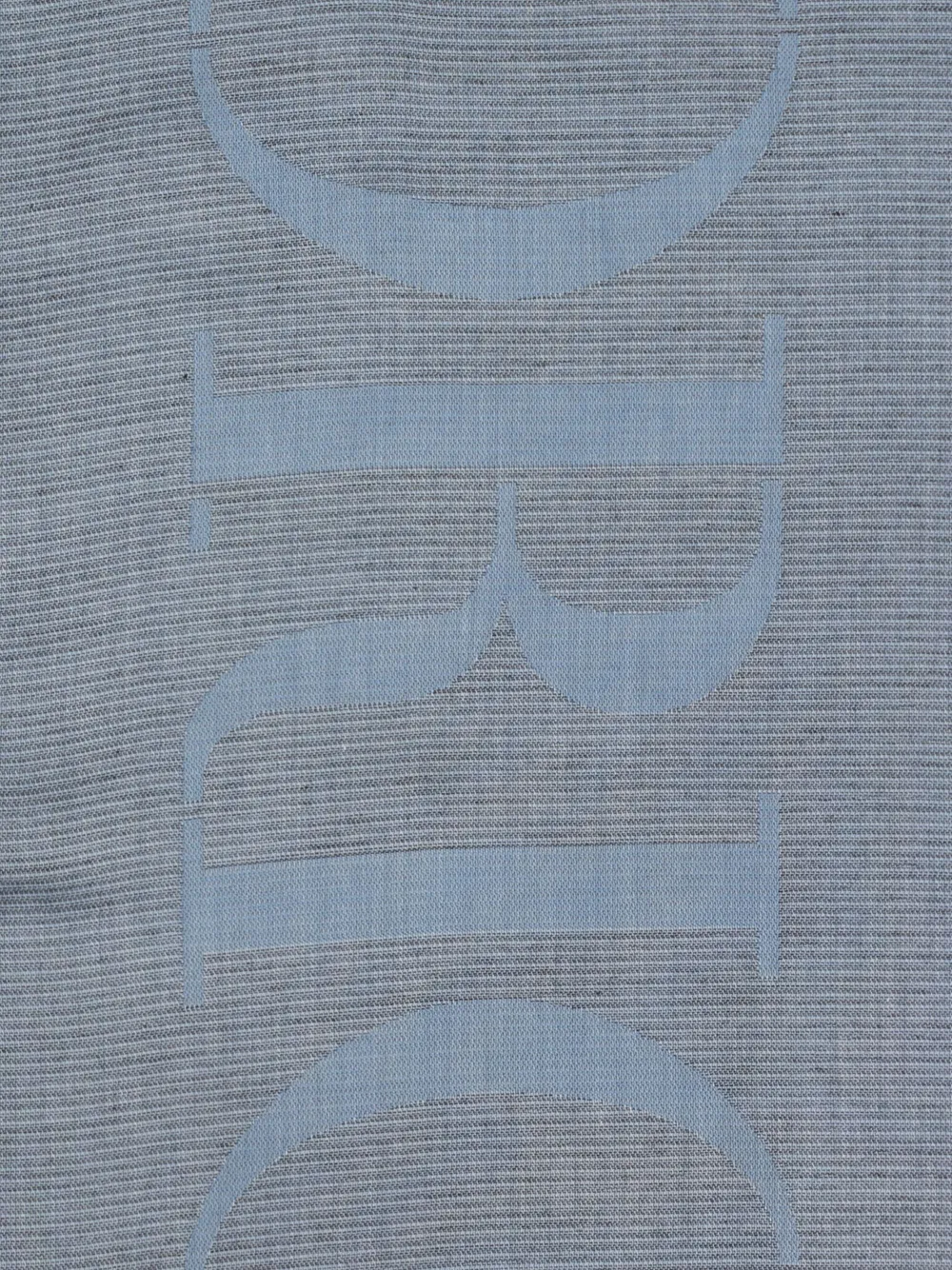 Emporio Armani Sjaal met logo Blauw