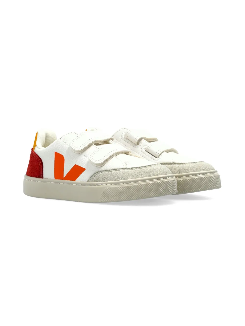 VEJA Kids logo-patch sneakers White