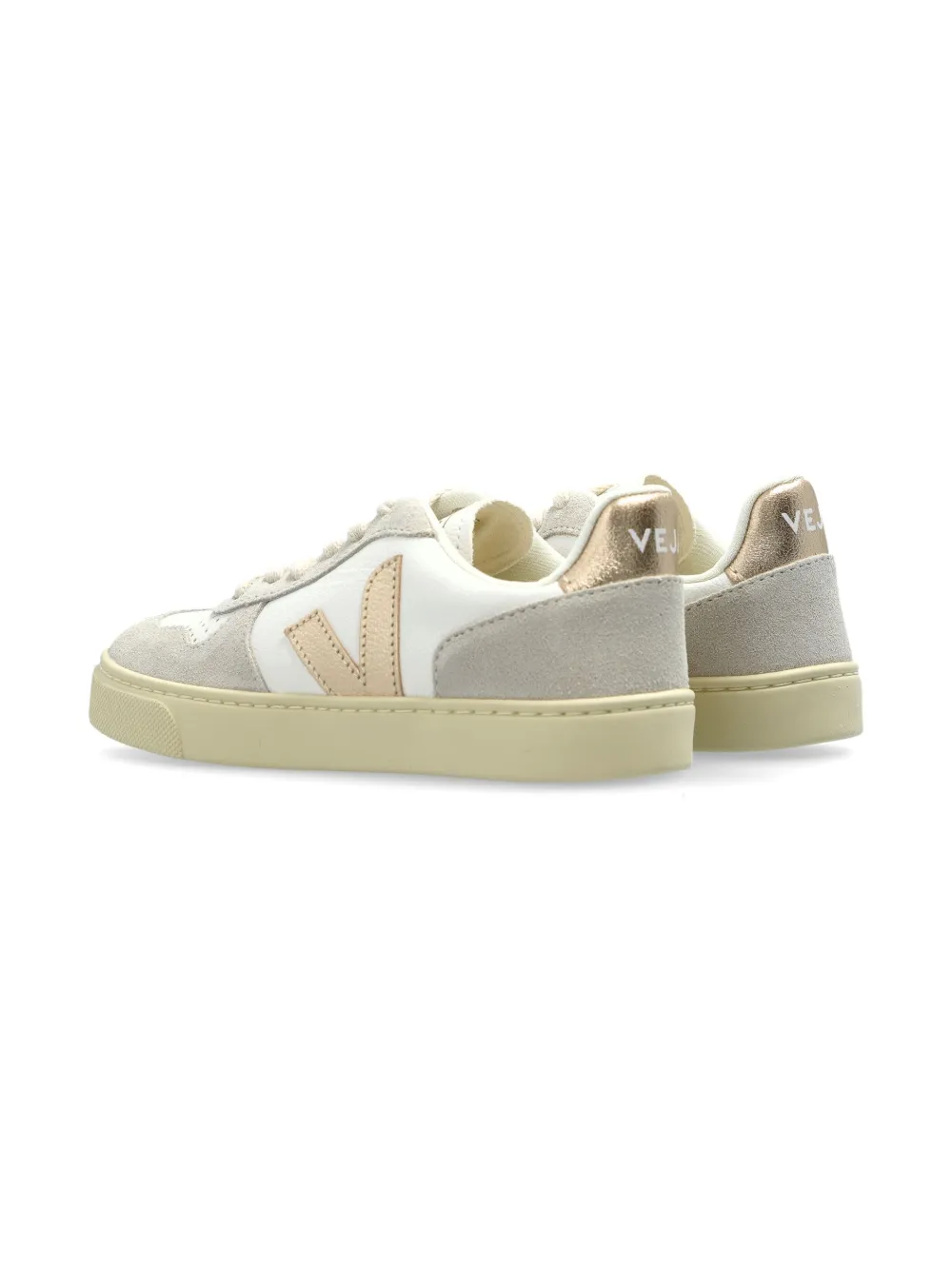 VEJA Kids Sneakers met logopatch Wit