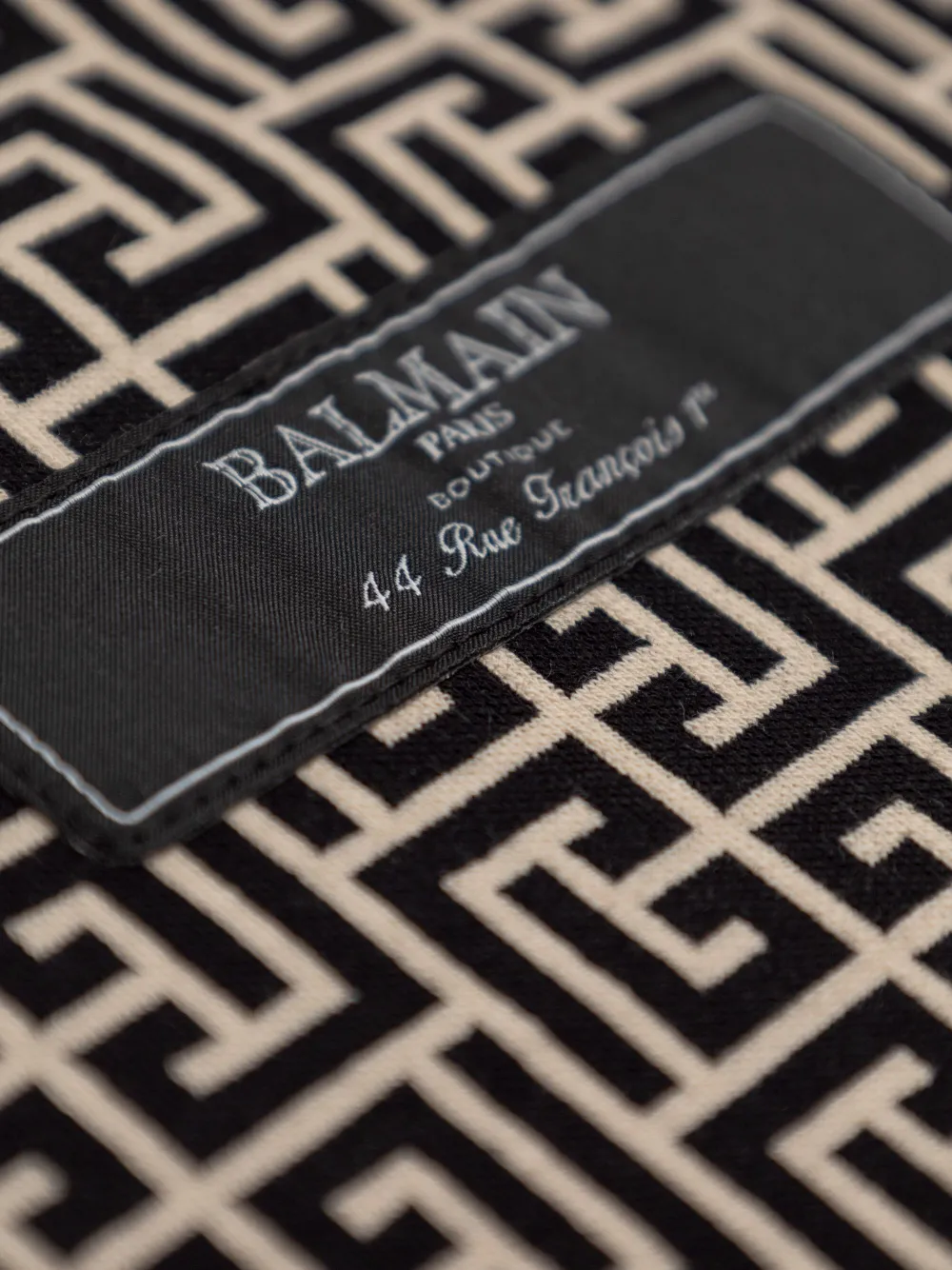 BALMAIN MONOGRAM-JACQUARD T-SHIRT DRESS 